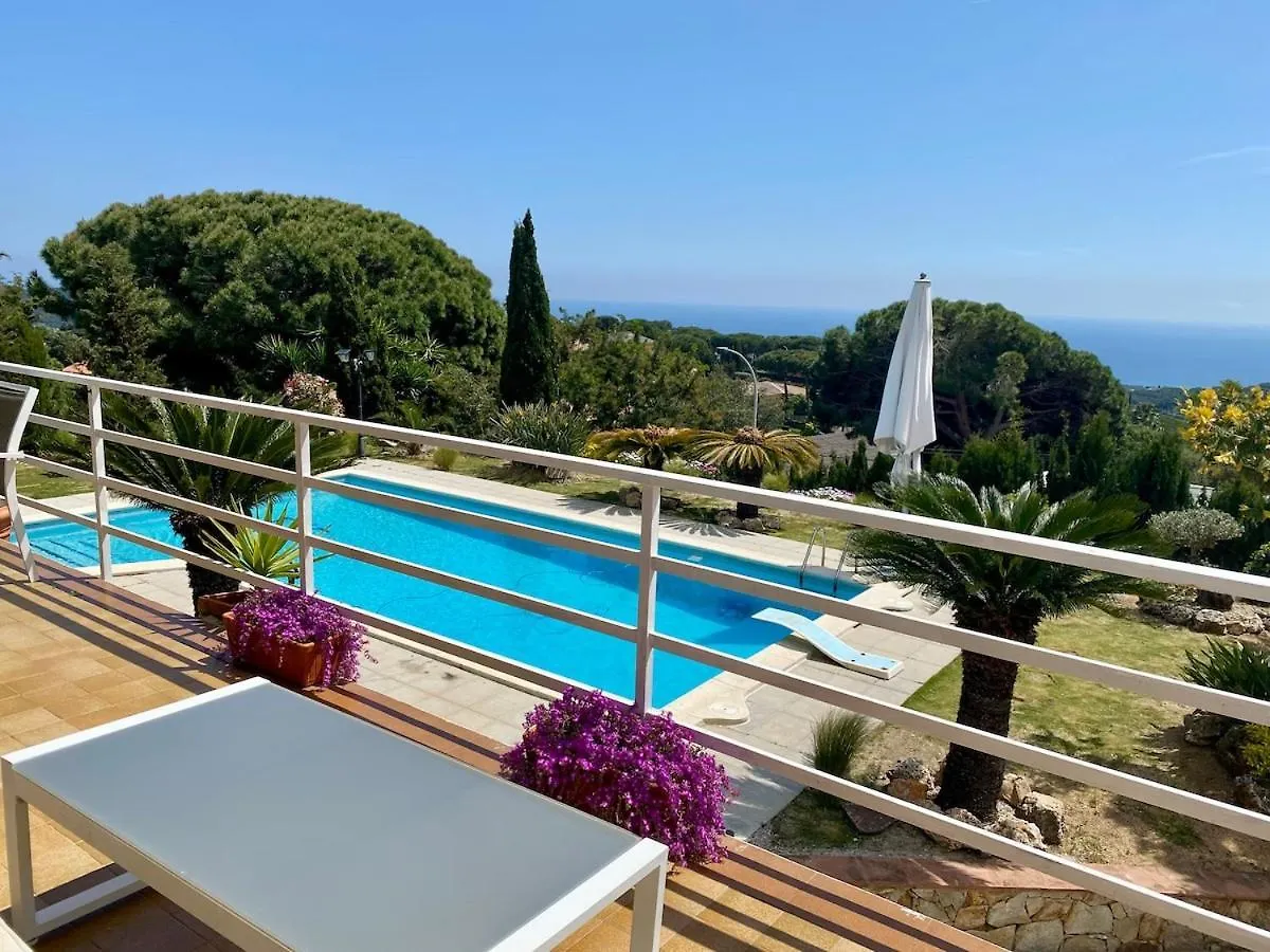 Intimate Family Villa With Big Private Pool & Panoramic Sea View Arenys de Munt 0*,
